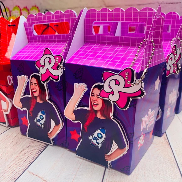 Kit Festa dos Rosas 40 Caixas Personalizadas