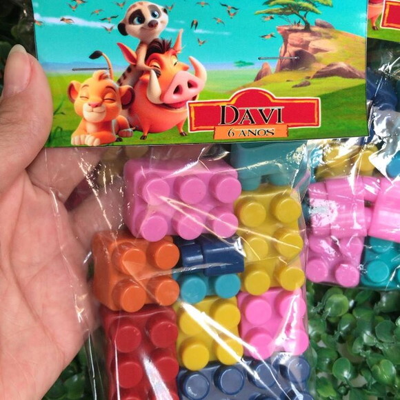 Kit Peças Montar 12 Peças - Tema Personalizado !