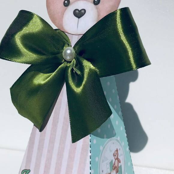 Kit Personalizado Chá de Bebê Ursinho 40 Itens.