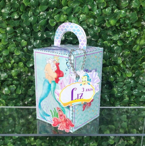 Kit Personalizado Ariel Aquarela 50 Caixas