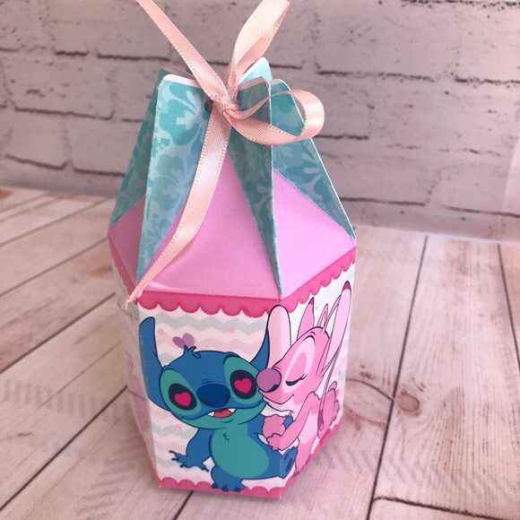 Kit Stitch e Angel 50 Caixas Personalizadas