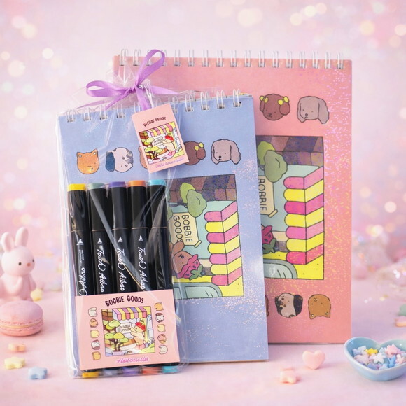 Livro de Colorir Bobbie Goods com Canetinhas