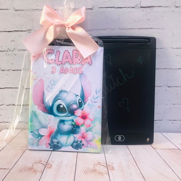 Lousa Mágica Eletrônica Personalizada Stitch