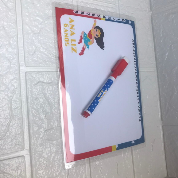Lousa Mágica Personalizada Diversos Temas -frente e Verso