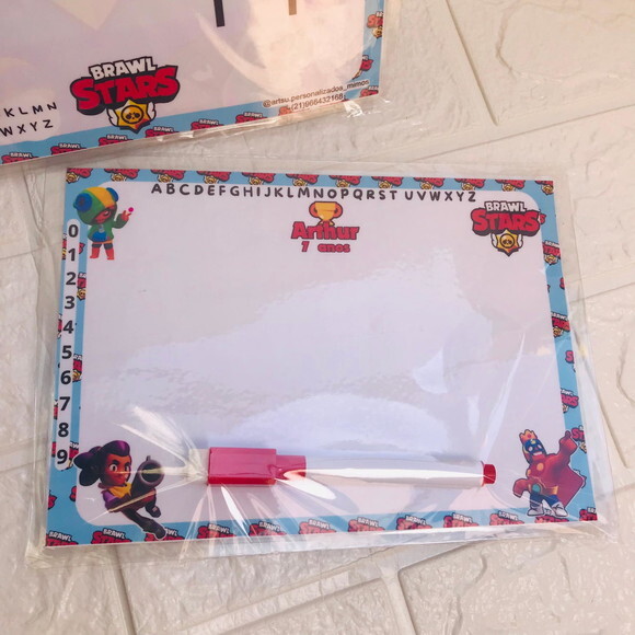 Lousa Mágica Personalizada em Diversos Temas + Caneta