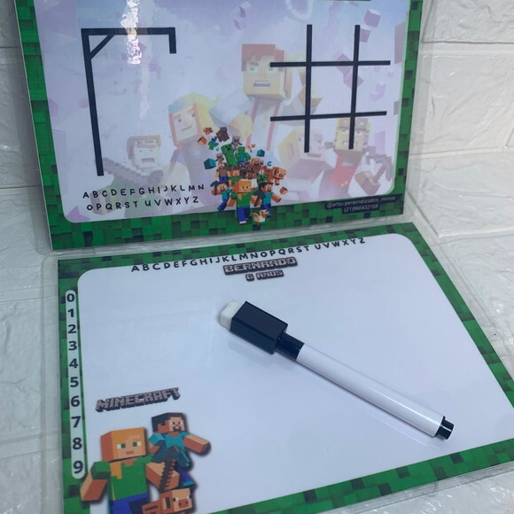 Lousa Mágica Personalizada em Diversos Temas + Caneta