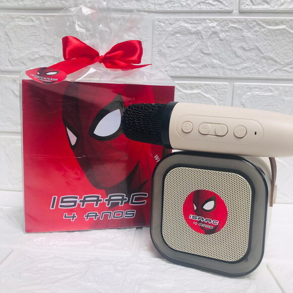 Mini Karaokês Personalizados. Kit 20 Cxs.
