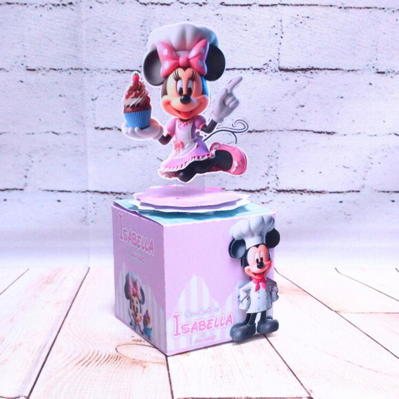 Minnie Confeiteira Kit 15 Caixas Personalizadas