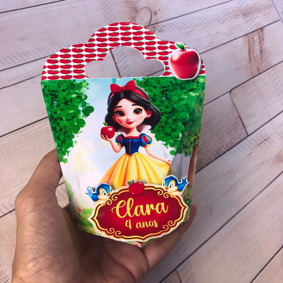 Personalizado Maletinha Nuvem, Triângulove da Branca de Neve