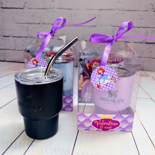 Mini Copo Térmico com Caixa PersonalizadA Diversos tema 10 UNIDA