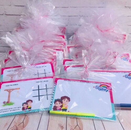 15 Lousa Mágica Personalizada 3 Jogos em 1