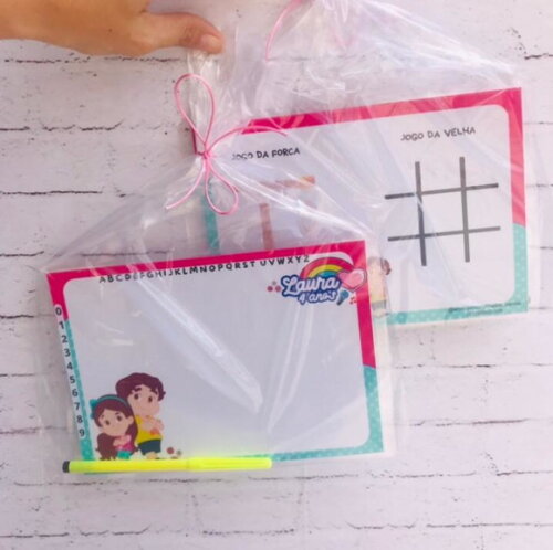 15 Lousa Mágica Personalizada 3 Jogos em 1