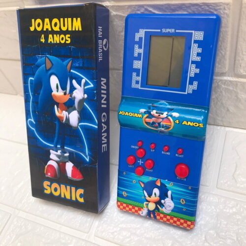 Mini Game Sonic PERSONALIZADO