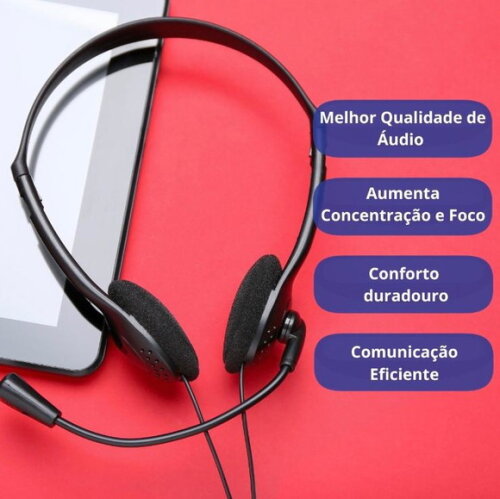 20 Fones de Ouvido com Microfone Headset Personalizado