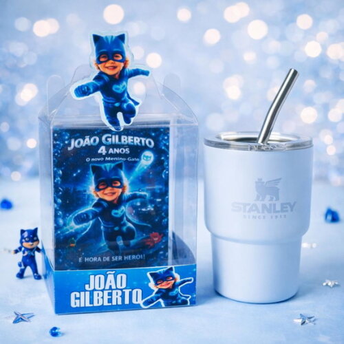 60 Mini Copo Térmico com Caixa Personalizada