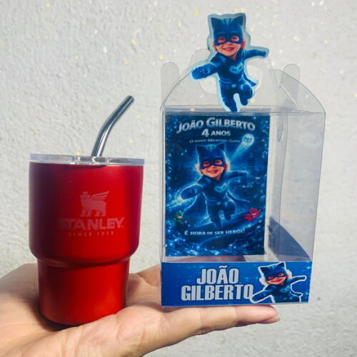 60 Mini Copo Térmico com Caixa Personalizada