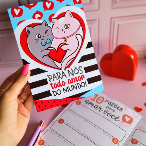 Álbum de Figurinhas Dia dos Namorados