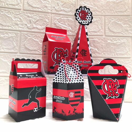 Caixas Personalizadas, Times Futebol. Kit 20 Caixas