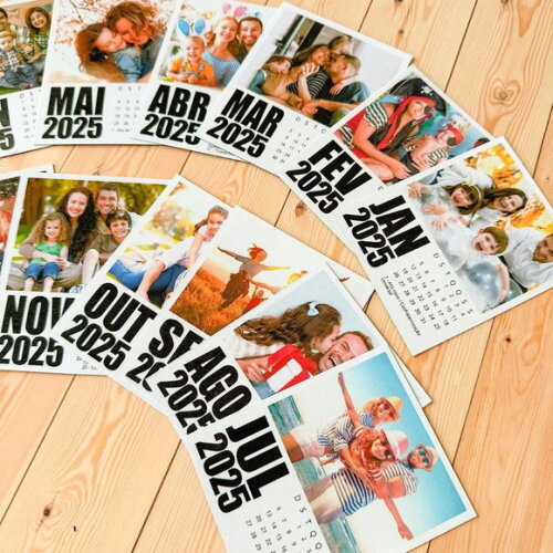 Calendário Foto Polaroide 2025