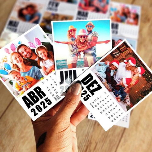 Calendário Foto Polaroide 2025