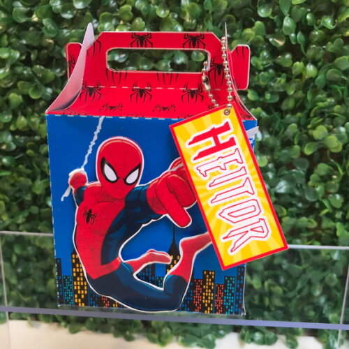 Homem Aranha Kit Festa 30 Caixas Personalizado