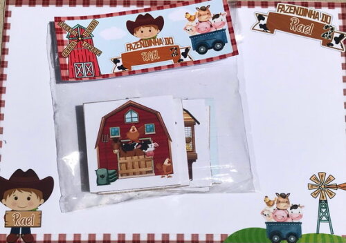 Jogo da Memória Fazendinha Personalizado em Diversos Temas.