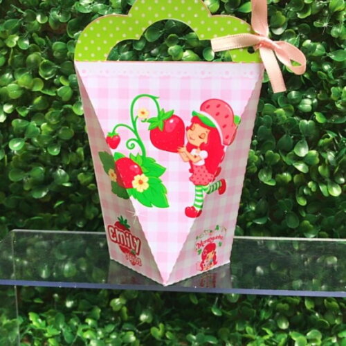 Kit 20 Caixas Personalizada Moranguinho