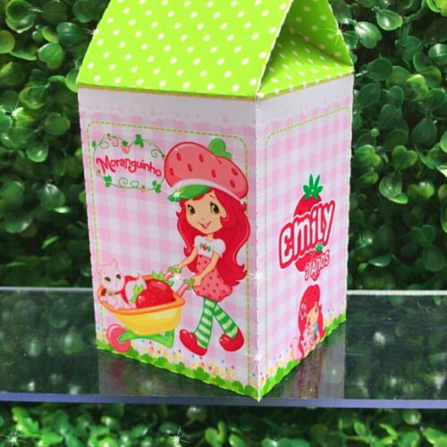 Kit 20 Caixas Personalizada Moranguinho