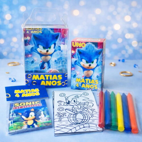 Kit Diversão Sonic / Personalizado em Outros Temas