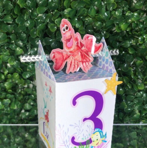 Kit Personalizado Ariel Aquarela 50 Caixas