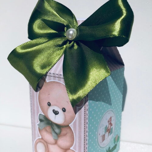 Kit Personalizado Chá de Bebê Ursinho 40 Itens.