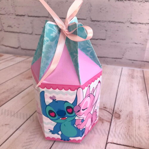 Kit Stitch e Angel 50 Caixas Personalizadas