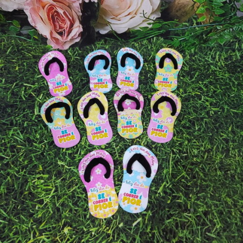 Lembrancinha Chinelo com Xuxinha Mães Personalizado