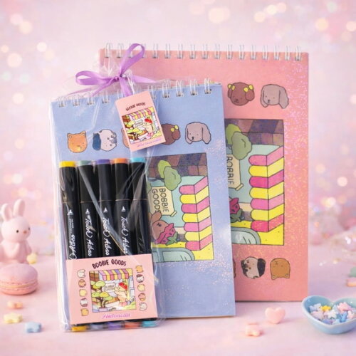 Livro de Colorir Bobbie Goods com Canetinhas