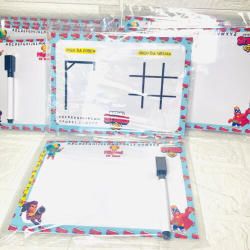 Lousa Mágica Personalizada em Diversos Temas + Caneta