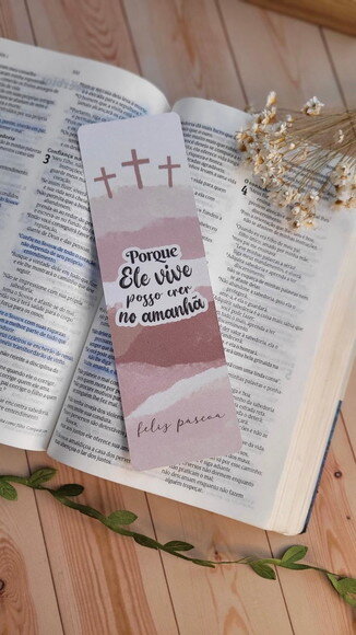 Marcador de Páginas Personalizado para Páscoa