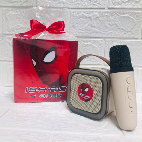 Mini Karaokê Personalizado. Kit 10 Cxs.