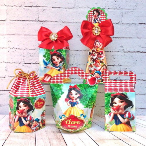 Personalizados Branca Neve 20 Caixas