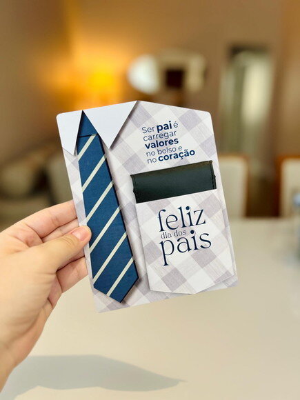 Porta Cartão Dia dos Pais