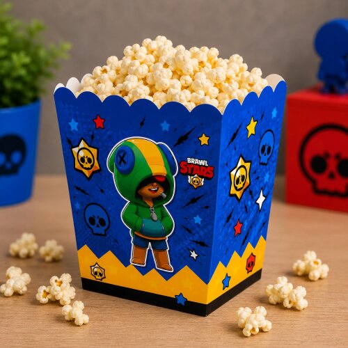 CACHEPÔ CENTRO MESA BRAWL STAR PERSONALIZADO/CACHEPÔ PIPOCA BRAWL STAR