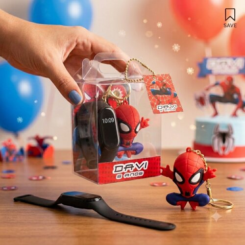 KIT HOMEM ARANHA LEMBRANCINHA PERSONALIZADA