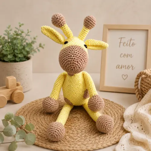 Girafa Amigurumi