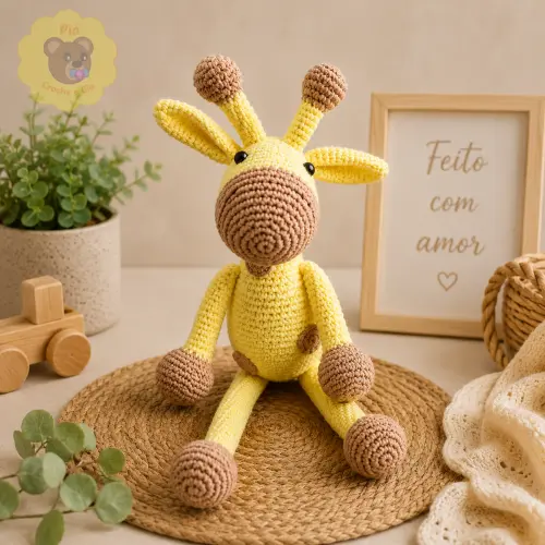 Girafa Amigurumi