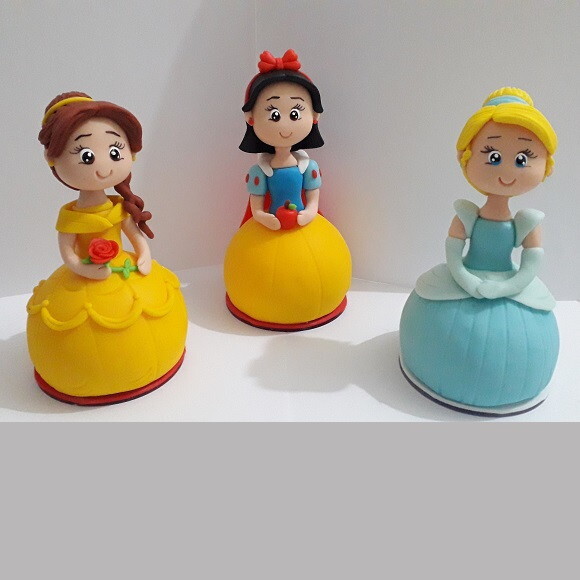 Enfeites de Mesa Princesas
