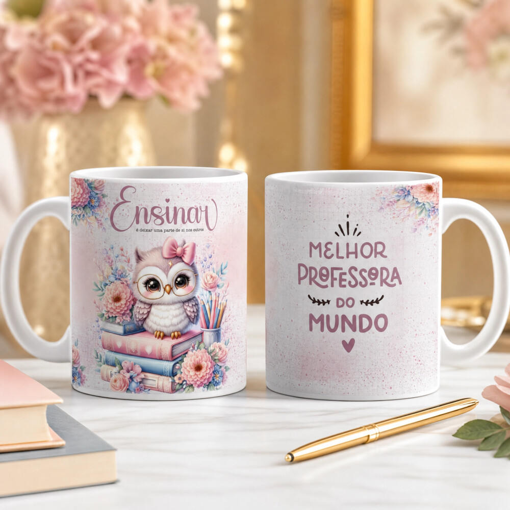 Arquivo Digital Arte Caneca Dia dos Professores