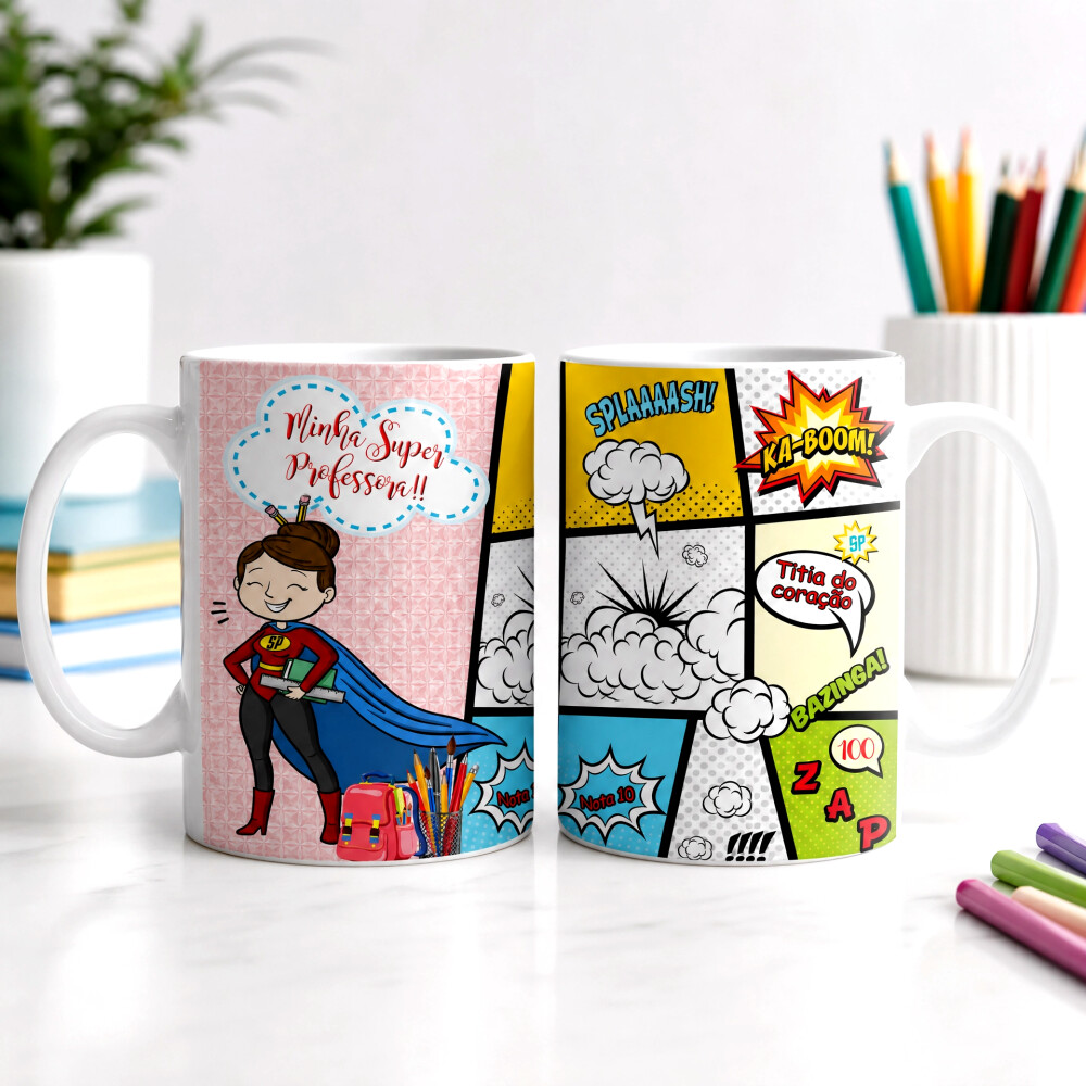 Arquivo Digital Arte Caneca Dia dos Professores