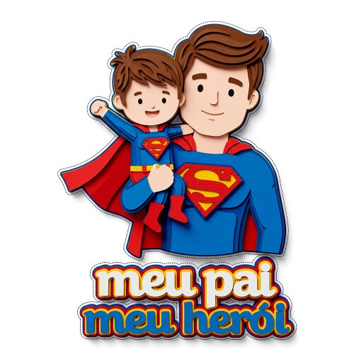 Arquivo digital Topo de Bolo dia dos Pais