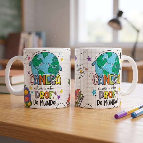 Arquivo Digital Arte Caneca Dia dos Professores