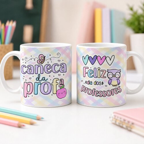 Arquivo Digital Arte Caneca Dia dos Professores