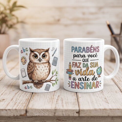 Arquivo Digital Arte Caneca Dia dos Professores